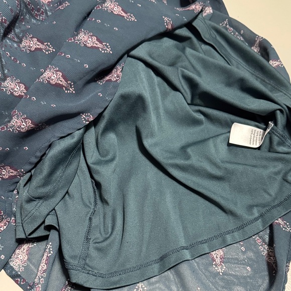 Maurices Teal and Pink/Purple Patterned Dress Size XS - Picture 9 of 11